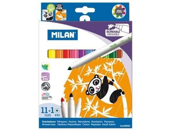 Milan Felt-tip pens 12 colors - WIKR-041493