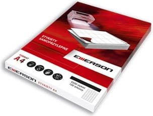Emerson Universal selvklebende etiketter A4 (35K026X)