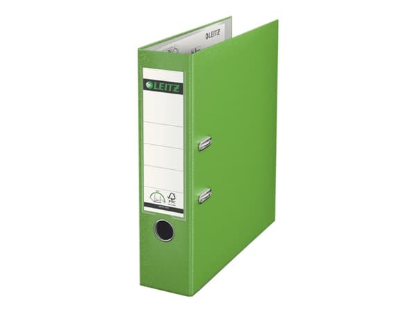 Leitz 180° - Spakbågesfil - ryggbredd: 80 mm - för A4 (210 x 297 mm) - kapacitet: 600 ark - ljusgrön