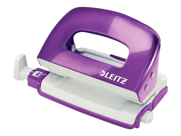 Leitz WOW NeXXt - Puncher - 10 ark / 1 mm - metall - lilla