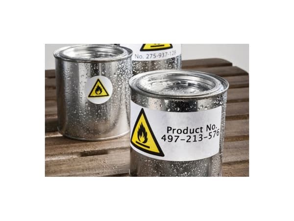 Avery L4718REV-20, Hvit, Selvklebende skriveretikett, A4, Polyester, Laser, Avtagbar