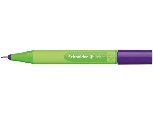 Schneider Schreibgeräte Link-It, Fiolett, Grønn, Fiolett, Plast, Trekant, Daytona-violet, Fiber