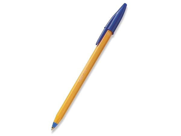 BIC Orange - Kulepenn - blå - oljebasert blekk - 0.8 mm - fin (en pakke 20)