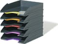 Pikkukuva 4 / 5: Durable VARICOLOR, Muovi, Antrasiitti, Monivärinen, C4, Kirjain, 5 kpl