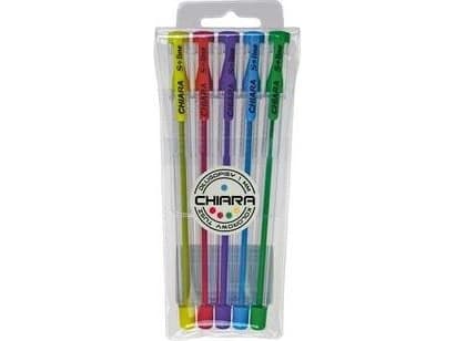 Spark Line Chiara kulspetspenna 0,7 mm 5 färger etui (165676)