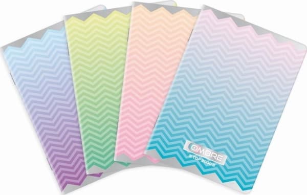 TOP-2000 Notebook A4/60K Ombre Powder pastel (5 pcs)
