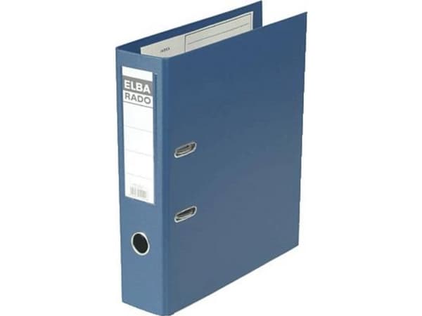 Elba Lever Arch File Rado Plast 80 mm, for A4, PVC Blue, A4, PVC, Blå, 570 ark, 80 mm, 318 mm