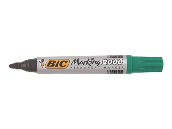 BIC Marking 2000 ECOlutions Permanent Tuscher Medium Rund Spids - Grøn - (12 stk.)