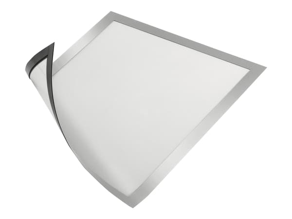Magnetisk inforamme Durable Duraframe, A4, sølv, pakke a 5 stk.