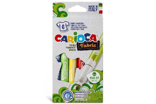 Carioca Cromatex, Extra Bred, Multifärg, Rundad spets, 6 mm, Rund, Italien