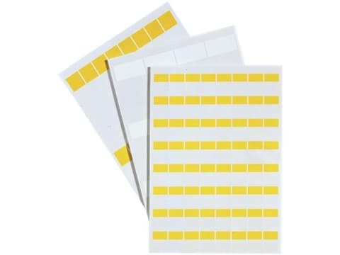Lapp 83256144, Gult, A4, Polyester, Laser, 2,5 cm, 5,5 cm