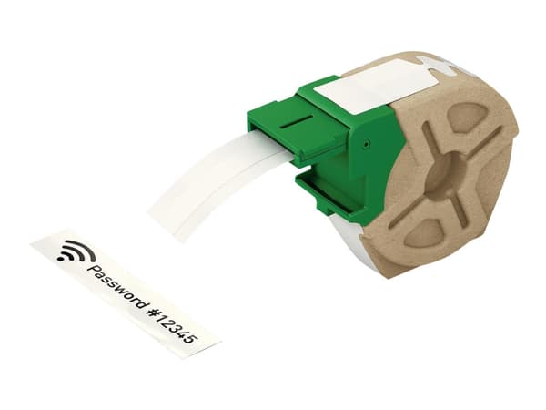 Leitz - Selv-adhesiv - svart på hvitt - Rull (1,2 cm x 10 m) 1 kassett(er) merketape - for Leitz Icon Smart Labeling System