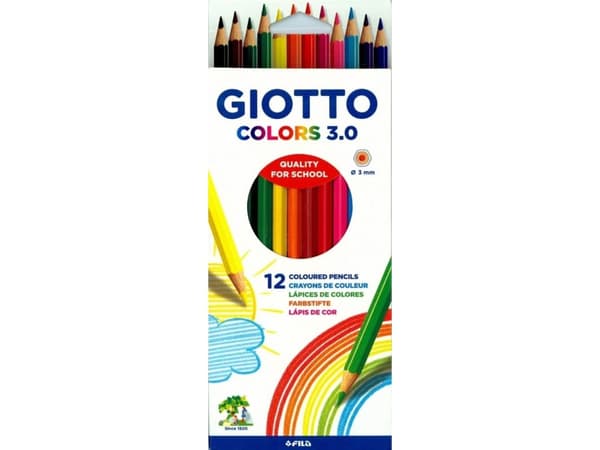 Giotto Colors 3.0 kritor 12 färger (273992)