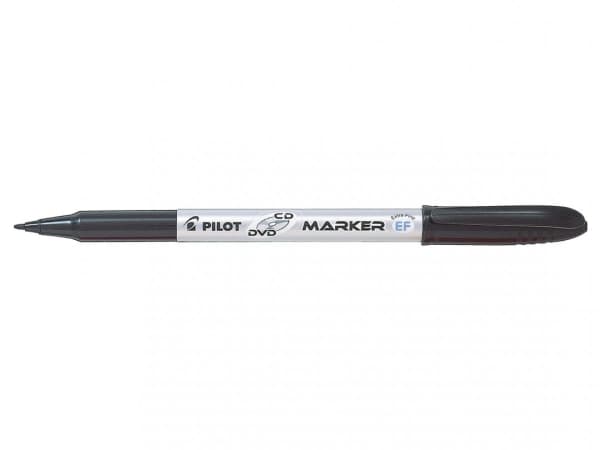 Pilot CD, Svart, 0,6 mm, 2 mm