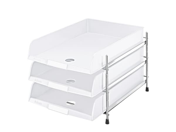 Esselte - Brevfack - 3 utrymmen - för C4 - vit (paket om 3)