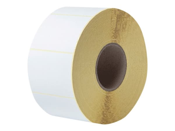 Brother Premium - Halvblank - toppbelagt - hvit - 102 x 74 mm 2940 etikett(er) (1 rull(er) x 2940) stanseskårne etiketter (en pakke 4) - for Brother