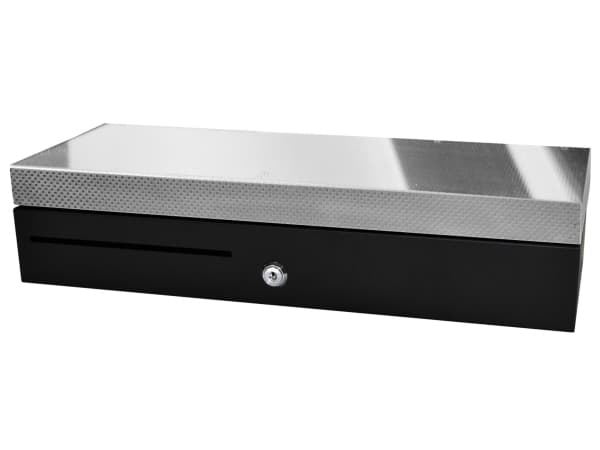 APG Cash Drawer ECD460, Manuell kassalåda, Rostfritt stål, Svart, Rostfritt stål, 460 mm, 170 mm, 100 mm