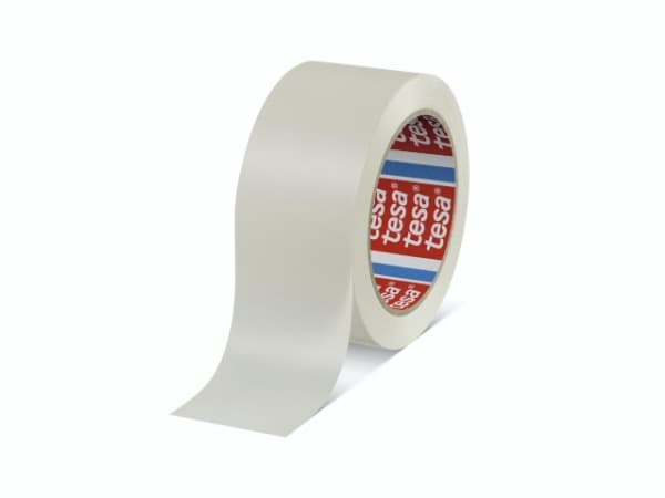 Tejp Tesa 4100 PVC 50mmx66m Vit - (66 meter per rulle x 36 rullar)