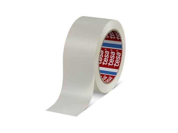 Tejp Tesa 4100 PVC 50mmx66m Vit - (66 meter per rulle x 36 rullar)