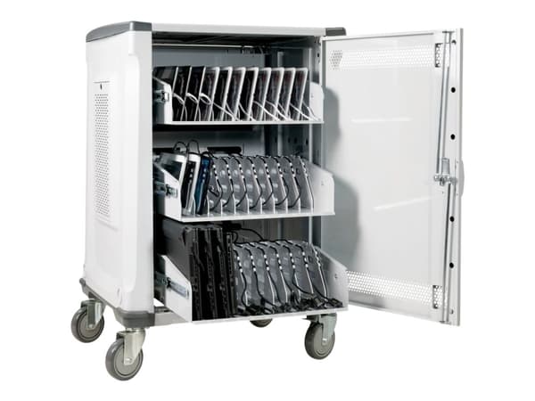 Parat U32, Multimediavaunu, Hopea, Kannettava tietokone/Tabletti, 39,6 cm (15.6"), 3 laatikko(a), 4 renkaita