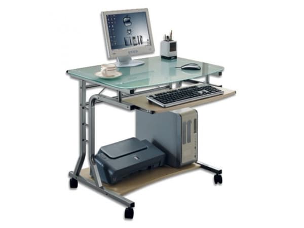 Techly ICA-TB 3791A, MDF/glass, Kirsebær (frukt), 800 mm, 600 mm, 750 mm, 22,1 kg Kirsebær (frukt)