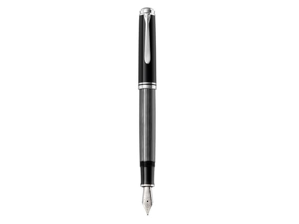 Pelikan M805, Musta, Hopea, Kulta, Jalohartsi, Hienojakoinen, Laatikko, 1 kpl