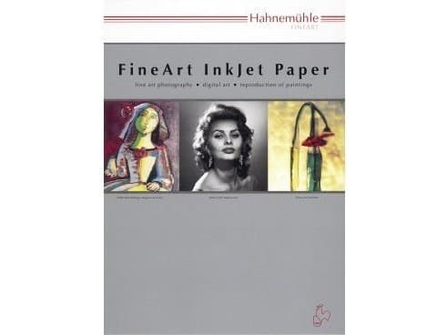 Hahnemühle Photo Rag, Matt, 308 g/m ^, Bläckstråleskrivare, A3, Vit, 25 ark