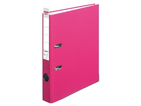 Herlitz maX.file, A4, D-ring, Förvaring, Polypropylen (PP), Rosa