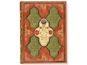 Peter Pauper Press. Notebook. Sewn. Floral parchment