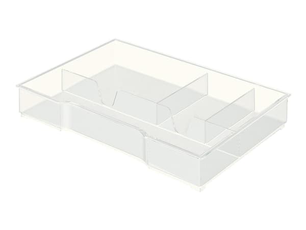 Lådinsats transparent för Leitz Plus/WOW lådskåp (st.)