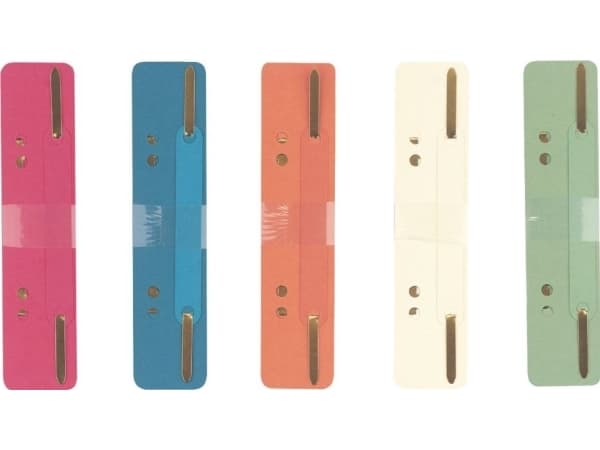 herlitz Heftstreifen 34 x 150 mm, RC-Karton, farbig sortiert blauer Engel, farbig sortiert: 6 x 25 Stück in den Farben - 1 Stück (8767709)