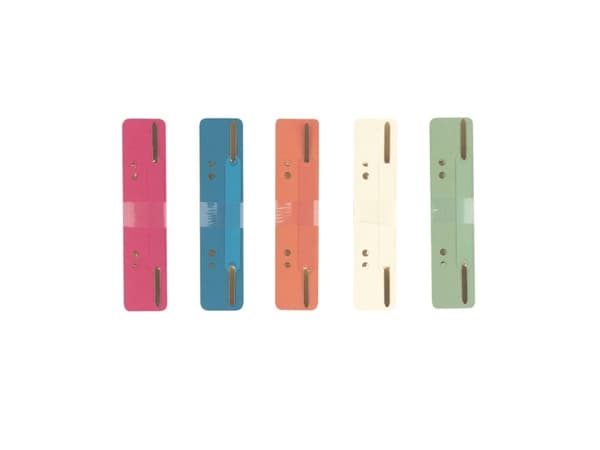 herlitz Heftstreifen 34 x 150 mm, RC-Karton, farbig sortiert blauer Engel, farbig sortiert: 6 x 25 Stück in den Farben - 1 Stück (8767709)