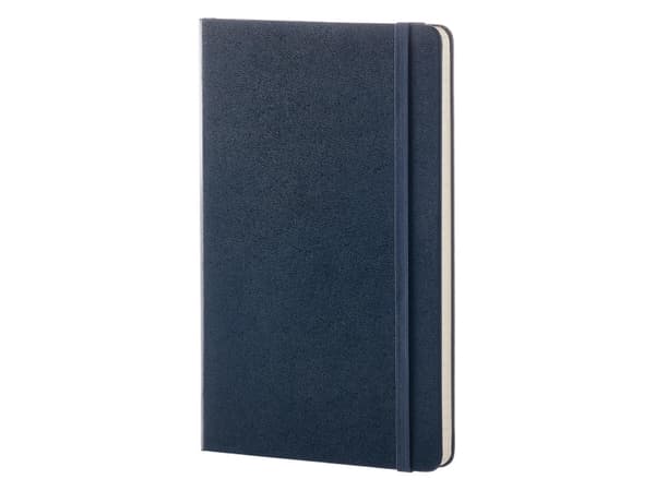 Moleskine Classic, Yksivärinen, Sininen, 240 arkkia, 70 g/m², Viivapaperi, Kovakantinen