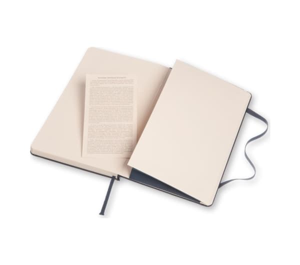 Moleskine Classic, Monokromatiskt, Blå, 240 ark, 70 g/m ^, Linjerat papper, Inbunden