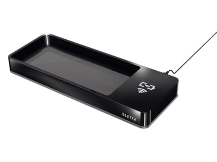 Leitz WOW - Trådløst ladestativ - 1 A - svart