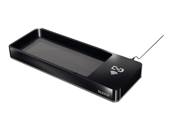 Leitz WOW - Trådløst ladestativ - 1 A - svart