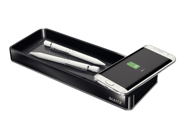 Leitz WOW - Trådløst ladestativ - 1 A - svart