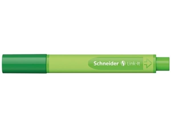 Schneider Schreibgeräte Link-It, Sort, Grønn, Plast, Trekant, Blackforest-green, Fiber