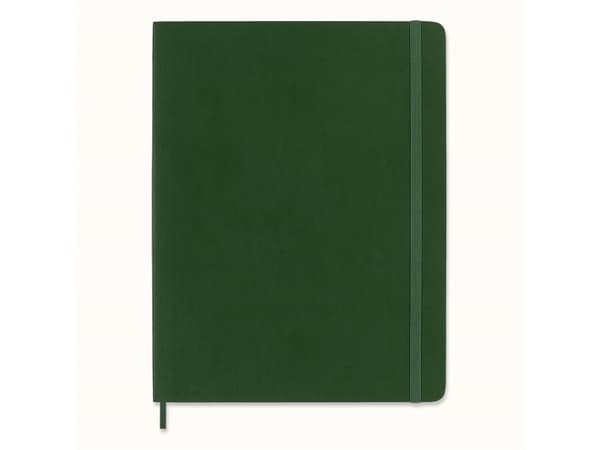 Moleskine Classic, Monokromatiskt, Grön, 192 ark, 70 g/m ^, Linjerat papper, Inbunden