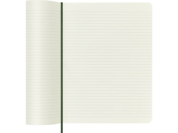 Moleskine Classic, Monokromatiskt, Grön, 192 ark, 70 g/m ^, Linjerat papper, Inbunden