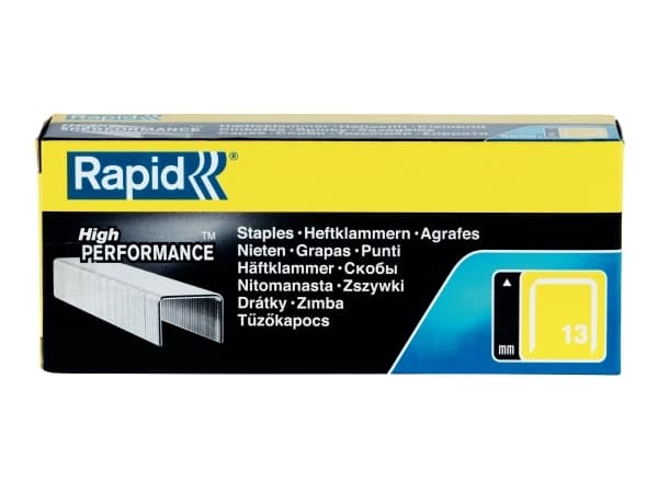Rapid - Klamrar - 13/10 - 10 mm - galvaniserad - paket med 5000 - för P/N: 20443950