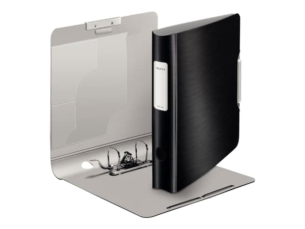 Leitz 180° Active Style - Ringpärm - ryggbredd: 65 mm - för A4 - kapacitet: 350 ark - svart satäng