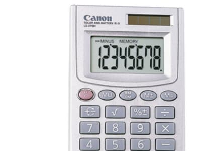 Canon LS-270H - Lommekalkulator - 8 sifre - solpanel, batteri