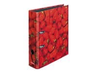 Herlitz maX.file - Spakbågesfil - ryggbredd: 80 mm - för A4 - jordgubbsdesign