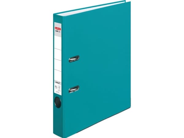 Herlitz 50015955, A4, D-ring, Förvaring, Polypropylen (PP), Turkos, Vit