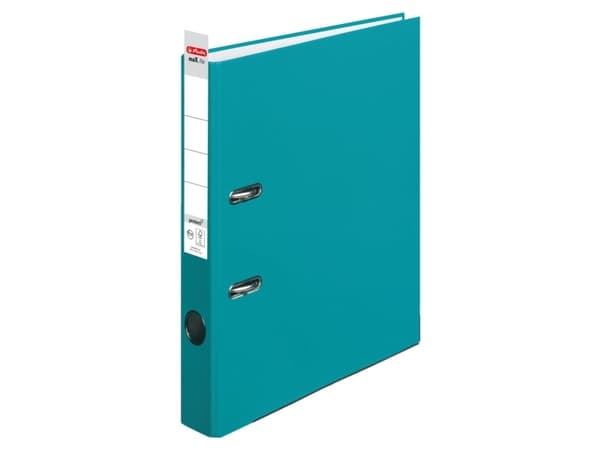 Herlitz 50015955, A4, D-ring, Förvaring, Polypropylen (PP), Turkos, Vit