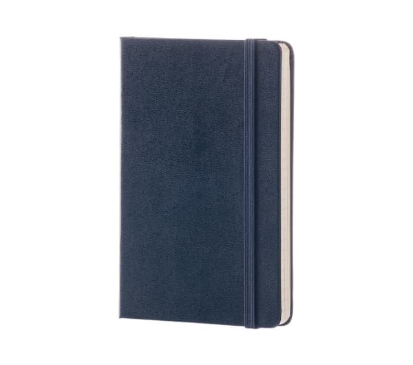 Moleskine Classic, Monokromatiskt, Blå, 192 ark, 70 g/m ^, Linjerat papper, Inbunden
