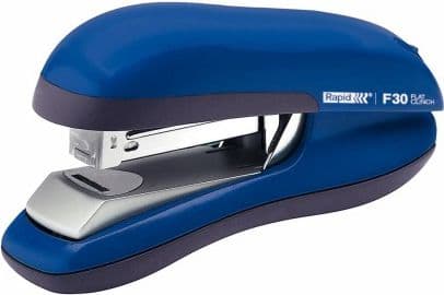 Rapid Fashion F30 - Häftapparat - 30 ark / 3 mm - 24/6, 26/6 - metall, ABS-plast - blå
