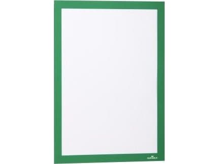 DURABLE DURAFRAME - Dokumenthållare - ytmonterad - för A4 - dubbelsidig - grön (paket om 2)