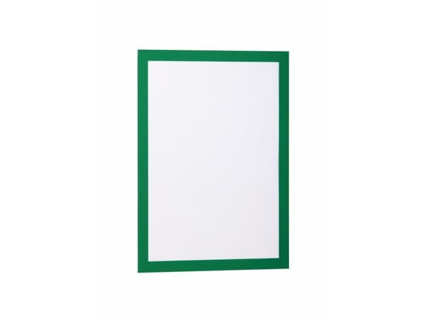 DURABLE DURAFRAME - Dokumenthållare - ytmonterad - för A4 - dubbelsidig - grön (paket om 2)